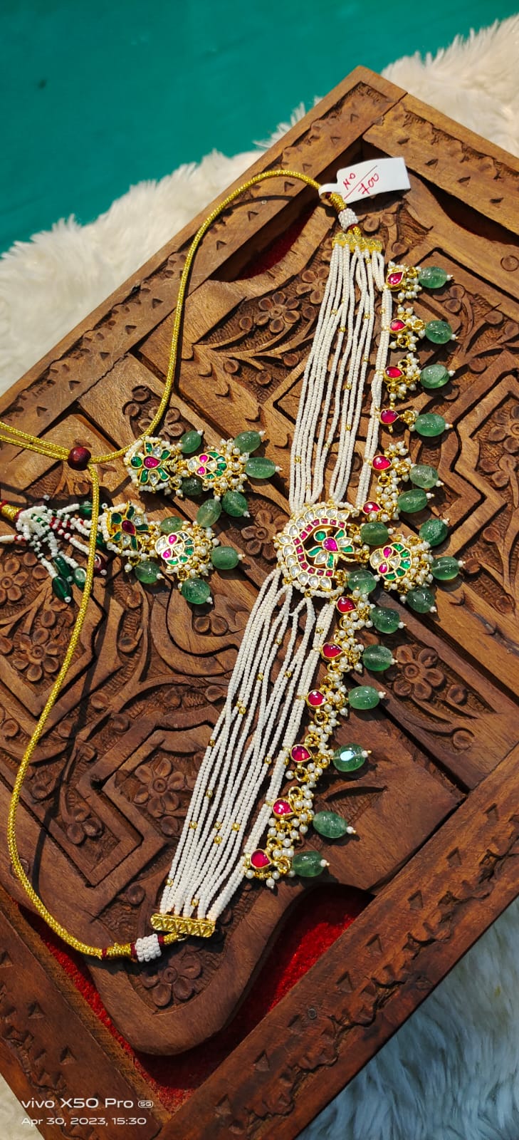 Exclusive Kundan Necklace - New Arrival | Nisharg Art Ahmedabad