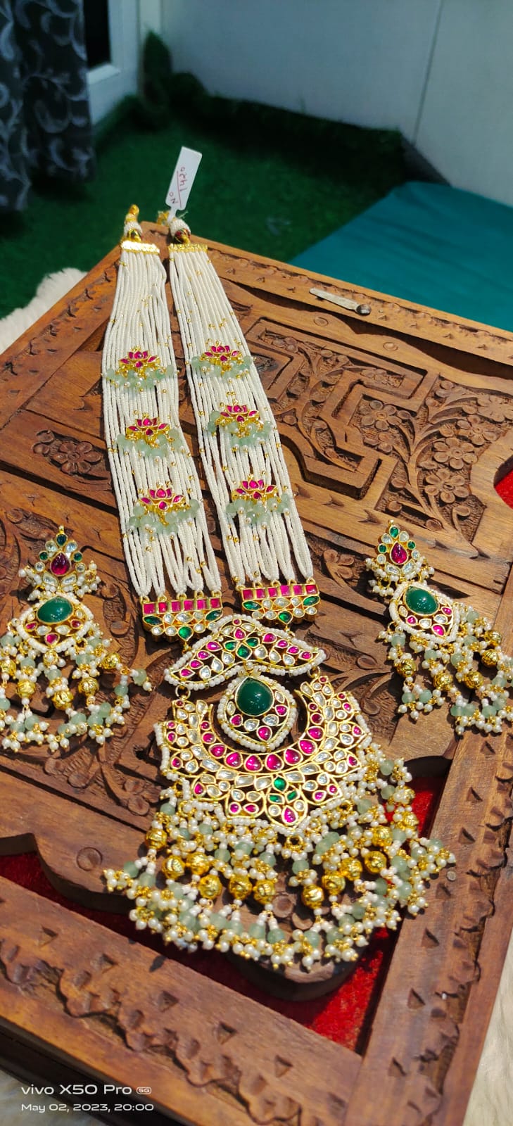 Exclusive Kundan Necklace - New Arrival | Nisharg Art Ahmedabad