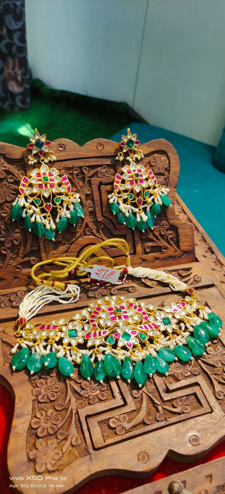 Exclusive Kundan Necklace - New Arrival | Nisharg Art Ahmedabad