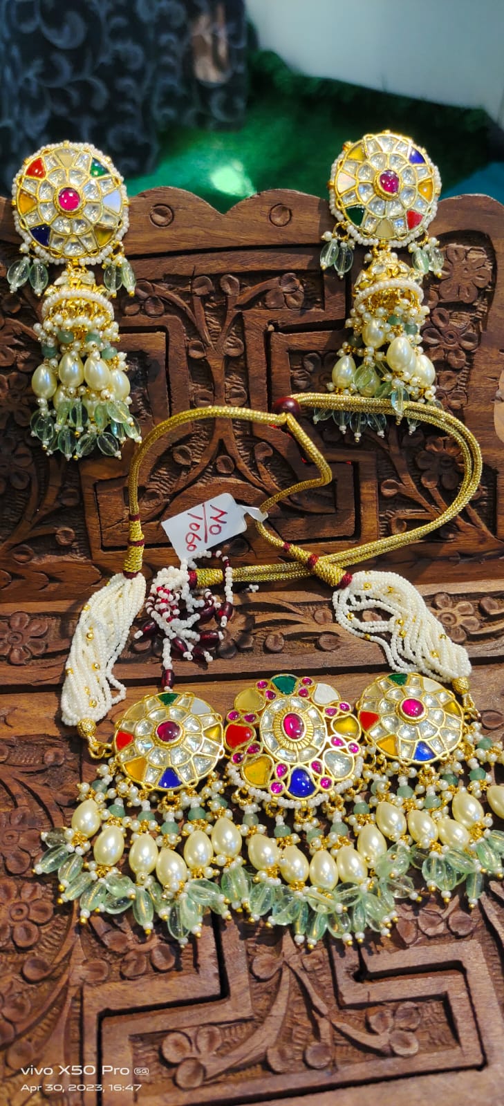 Exclusive Kundan Necklace - New Arrival | Nisharg Art Ahmedabad