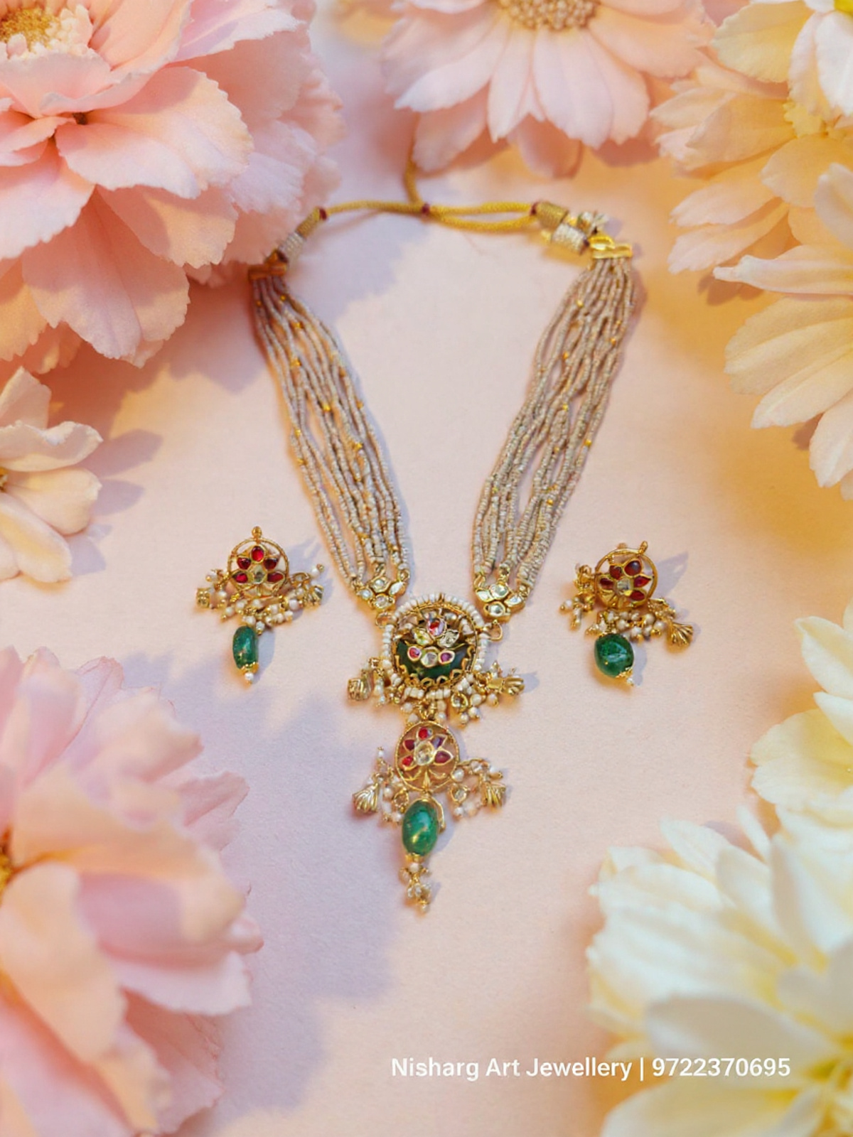 Exclusive Handcrafted Pendent Set - Nisarg Art Special | Nisharg Art Ahmedabad