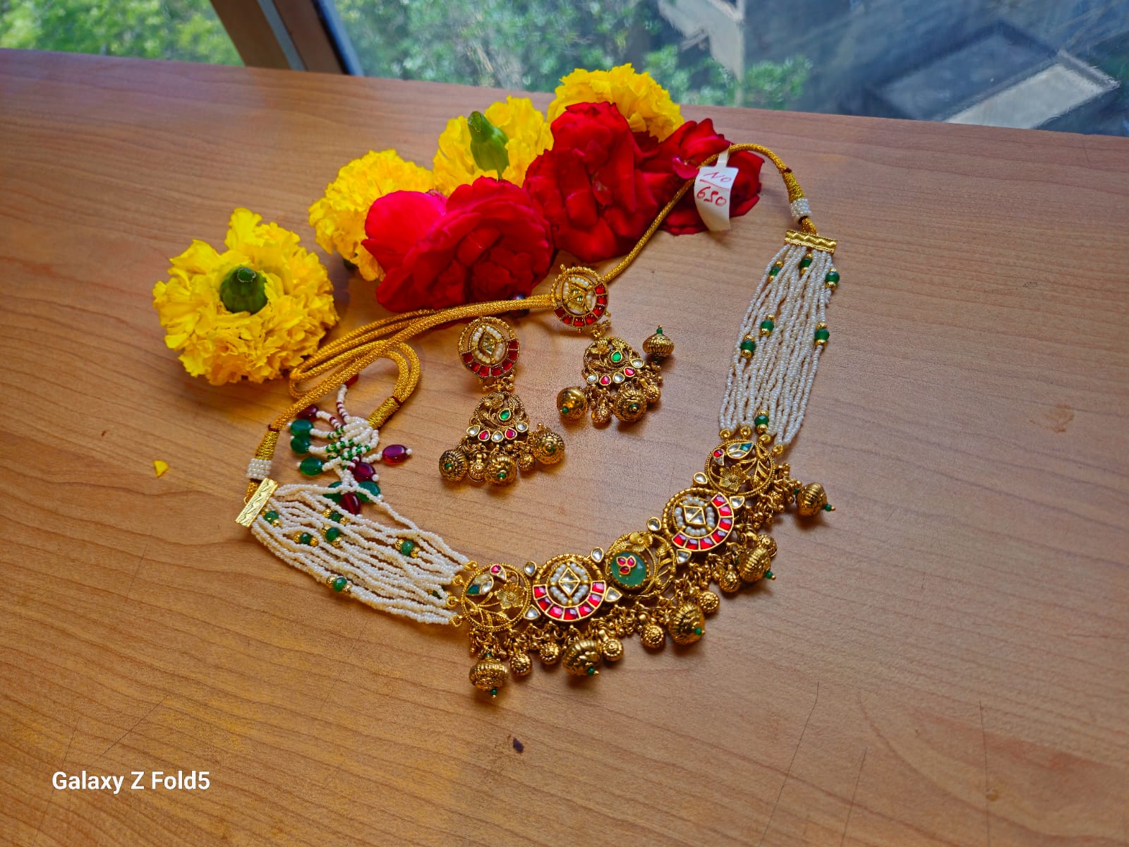 Authentic Handcrafted Kundan Necklace | Nisharg Art Ahmedabad